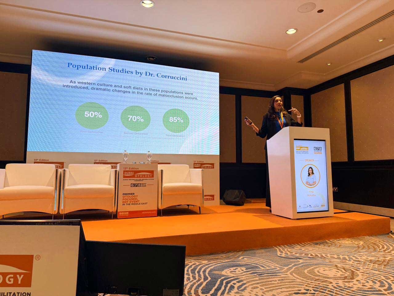 Dr. Tina Rokadia Speaks at 13th Dubai Otology Conference