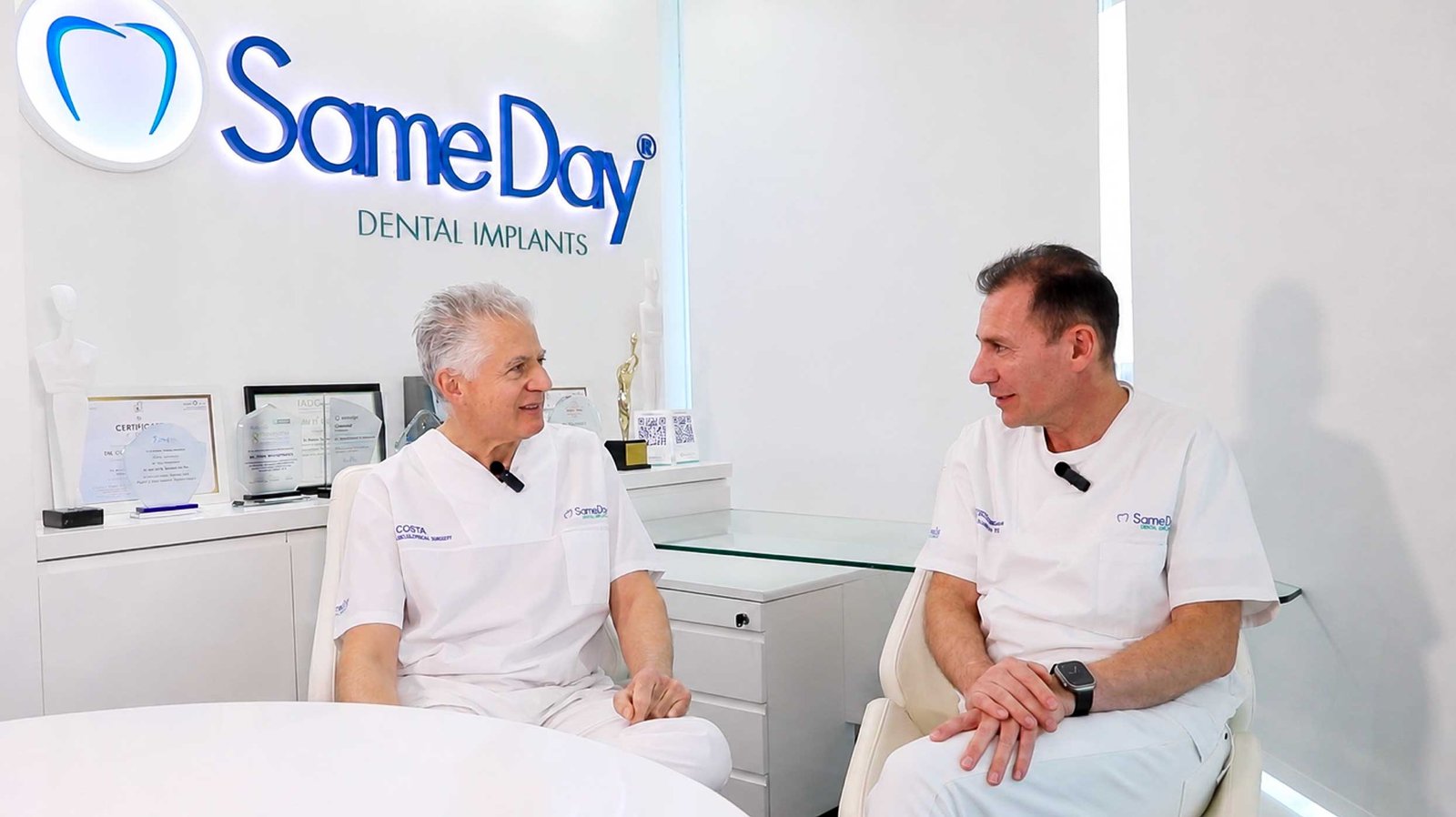 Dr. Costa and Dr. Petros - Founders of SameDay Dental Clinic